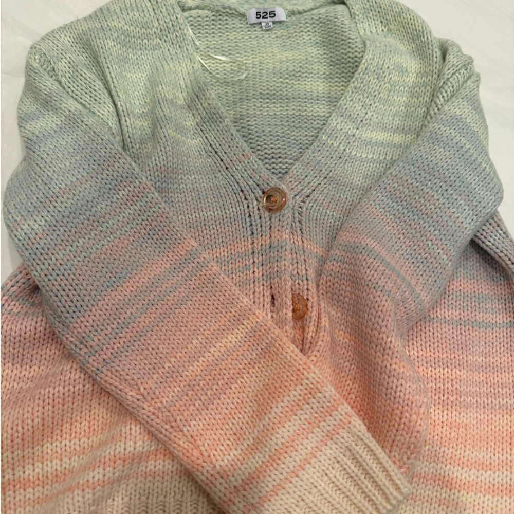 525 America Women's Pastel Ombre Cardigan